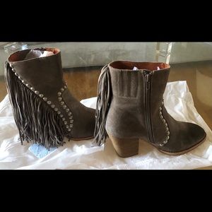 Jeffrey Campbell fringed bootie
